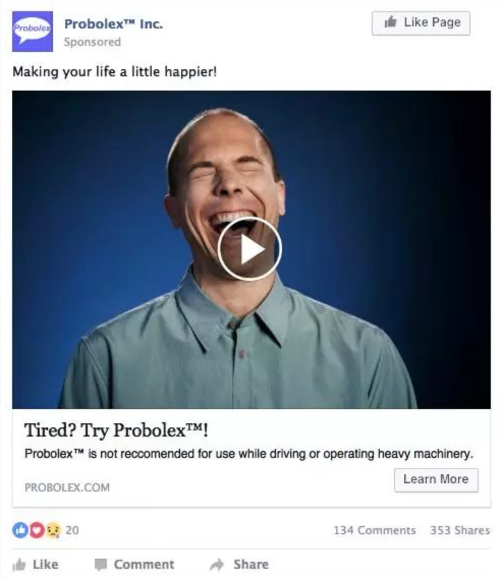 Facebook视频广告 维；ザ
